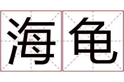 海龟名字寓意