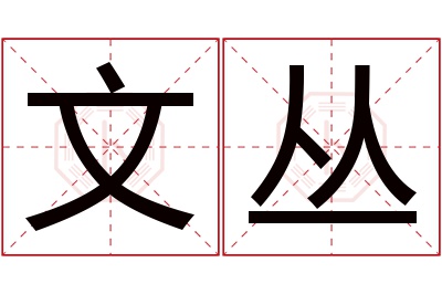 文丛名字寓意