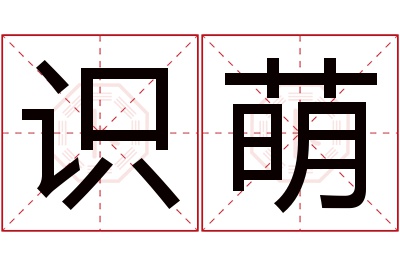 识萌名字寓意