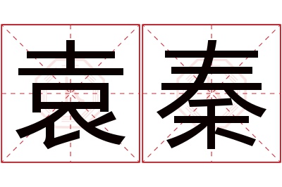 袁秦名字寓意 袁秦名字寓意