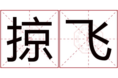 掠飞名字寓意