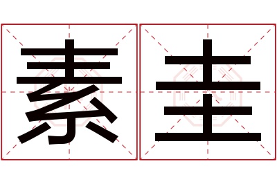 素圭名字寓意