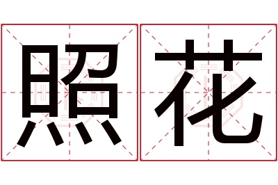 照花名字寓意