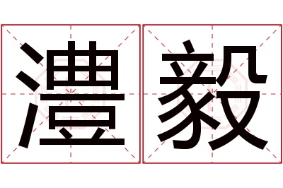 澧毅名字寓意