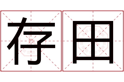 存田名字寓意