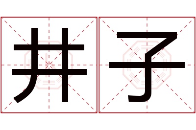 井子名字寓意