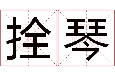 拴琴名字寓意