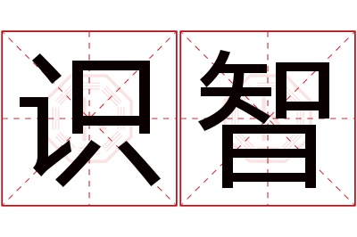 识智名字寓意