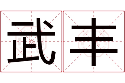 武丰名字寓意