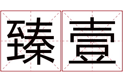 臻壹名字寓意