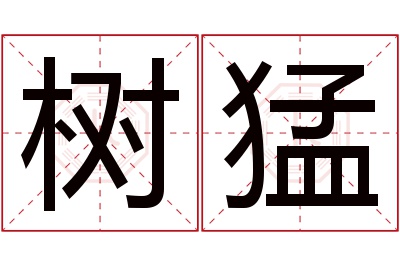 树猛名字寓意