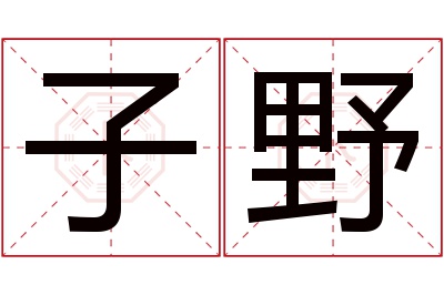 子野名字寓意