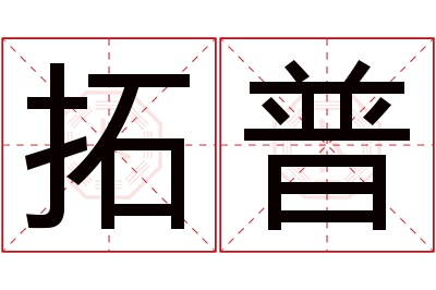 拓普名字寓意