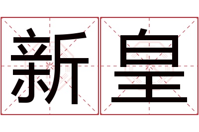 新皇名字寓意