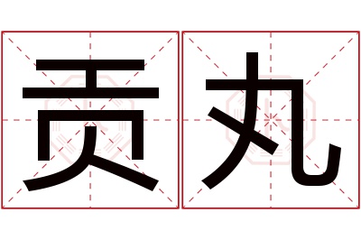 贡丸名字寓意 贡丸名字寓意
