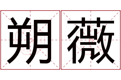 朔薇名字寓意