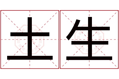 土生名字寓意