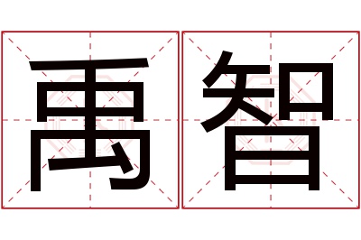 禹智名字寓意