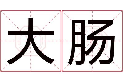 大肠名字寓意