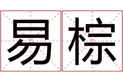 易棕名字寓意