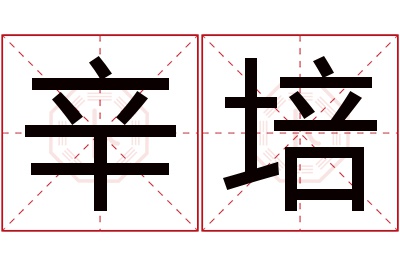 辛培名字寓意