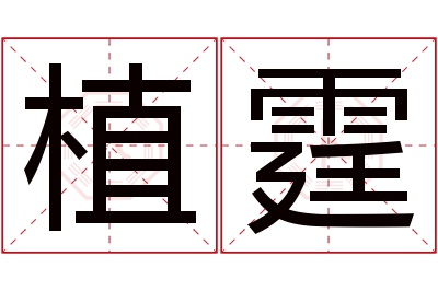 植霆名字寓意