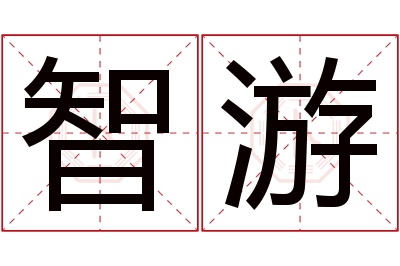 智游名字寓意