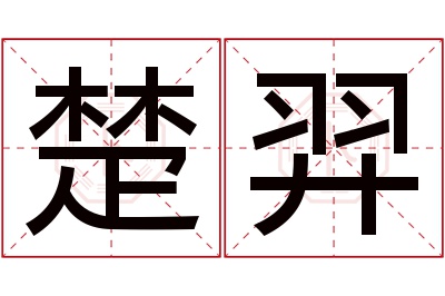 楚羿名字寓意