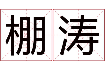 棚涛名字寓意