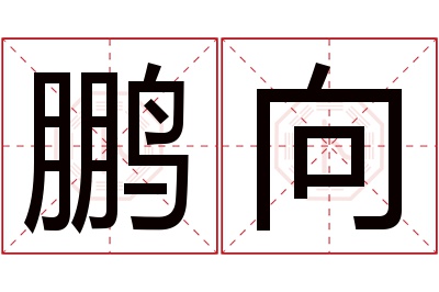 鹏向名字寓意