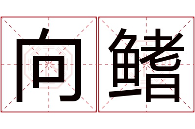 向鳍名字寓意 向鳍名字寓意