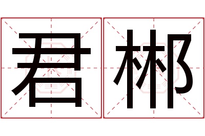 君郴名字寓意