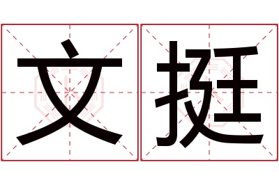 文挺名字寓意