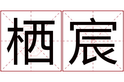 栖宸名字寓意