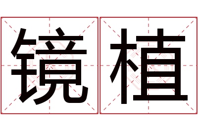 镜植名字寓意