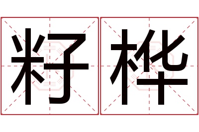 籽桦名字寓意