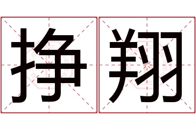 挣翔名字寓意