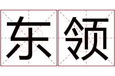 东领名字寓意