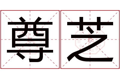 尊芝名字寓意 尊芝名字寓意