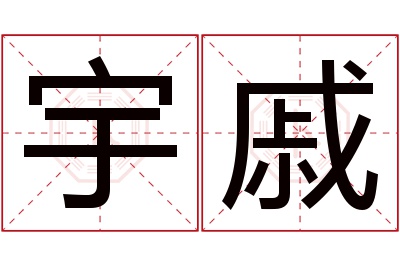 宇戚名字寓意