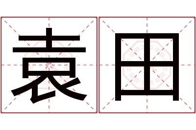 袁田名字寓意