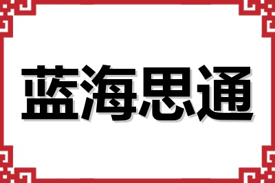蓝海思通 蓝海思通