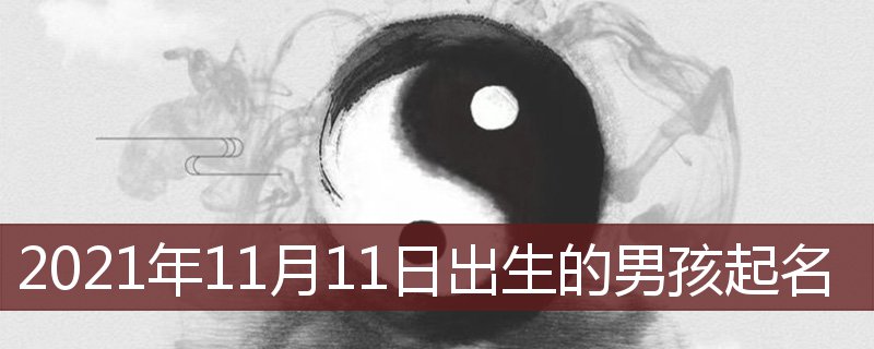 21年11月11日出生的男孩起名
