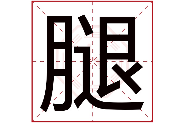 腿字的繁体字:骽(若无繁体,则显示本字)腿字的拼音:tuǐ腿字的部首:月